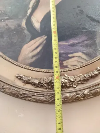 Cuadro Vintage Mujer con Sombrero