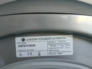 Lavadora LG 8kg Direct Drive Inox