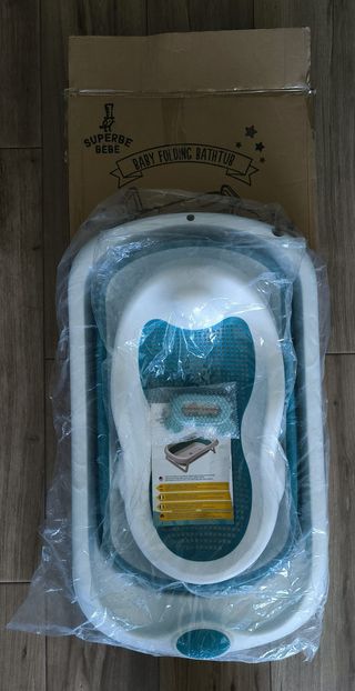 Bañera Bebé Plegable Superbe Bebé