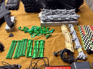 Pistas Scalextric, transformadores y mandos