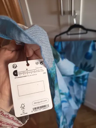Pañuelo Desigual Azul Multicolor