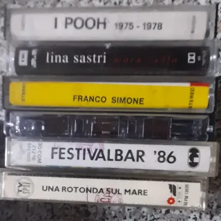 Lotto 15 Cassette St7 Vari Cantanti