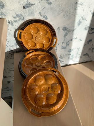 Set 4 Piatti Servizio Lumache Vintage