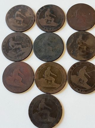 Lote de monedas 1870