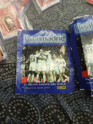 Paquetes Cromos Real Madrid Colección 2000-2001