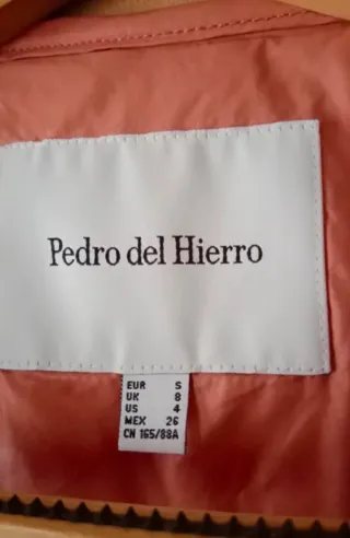 Chaleco rosa Pedro del Hierro Talla S