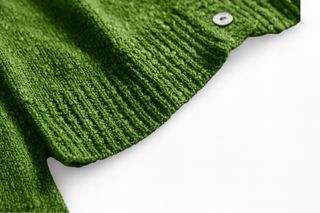 Nueva Cardigan punto rizado verde T. S
