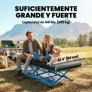 Cama Camping con Colchón Extraíble