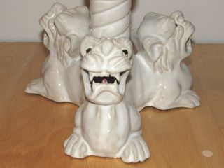 Candeliere orientale incensiere Perro Foo León Fu