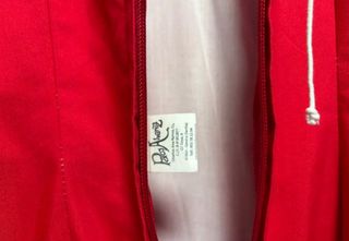 Vestido de flamenca rojo y blanco