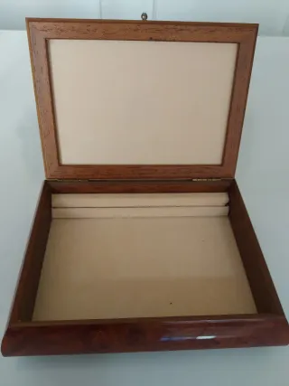Joyero de Plata y Madera
