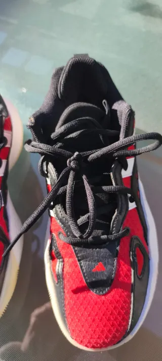 Zapatillas Baloncesto Adidas Negras Rojas