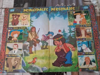 Álbum Jacky el Oso de Tallac Cromos,completo