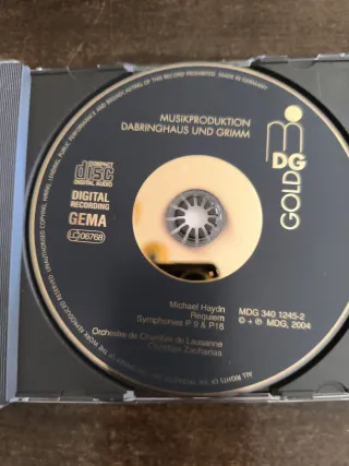 CD Michael Haydn Requiem & Symphonies
