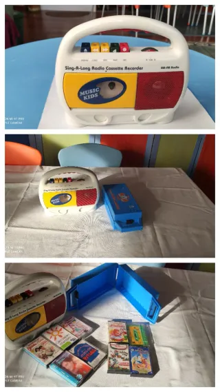 Radio Cassette Infantil Music Kids