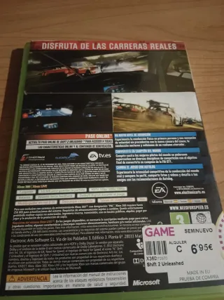 Need for Speed Shift 2 Unleashed Xbox 360