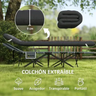 Cama Camping Plegable con Colchón