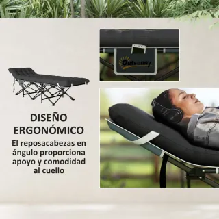 Cama Camping Plegable con Colchón