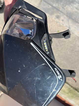 Faro Delantero RTech V-FACE Negro