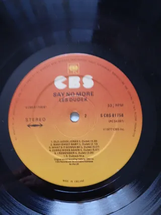 Vinilo Les Dudek - Say No More