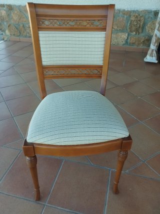 CHOLLO!! Mesa mad.maciza + 6 Sillas + regalo muebl