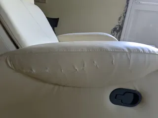 Sofá Reclinable Polipiel Beige
