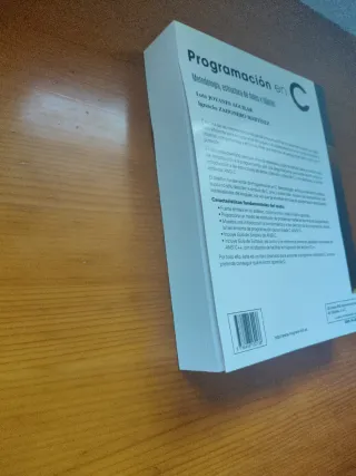 Programamaci¢n en C metodolog¡a, algoritmos y e...