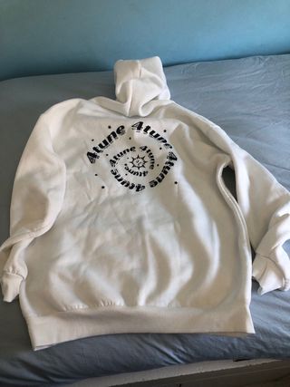 Sudadera con cremallera y logo
