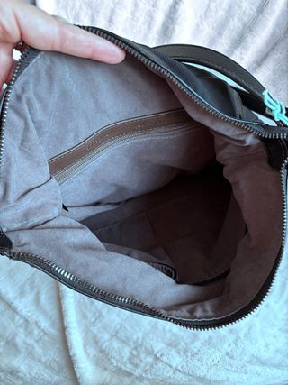 Bolso Abaccino Negro Tejido