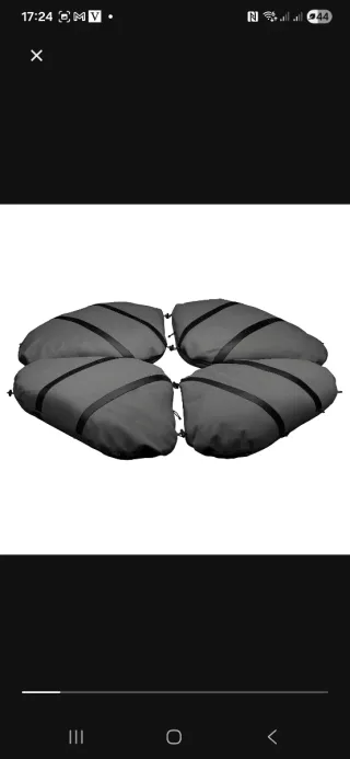 Sombrilla Colgante Beige/Gris 300x200cm