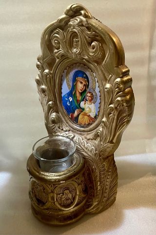 Gran Benditera/Velas Coleccionismo Siglo XIX arte