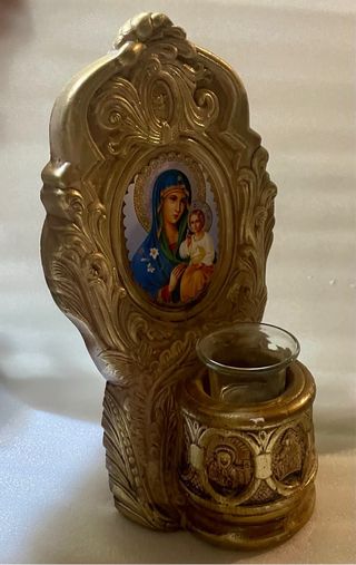 Gran Benditera/Velas Coleccionismo Siglo XIX arte