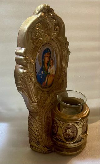 Gran Benditera/Velas Coleccionismo Siglo XIX arte