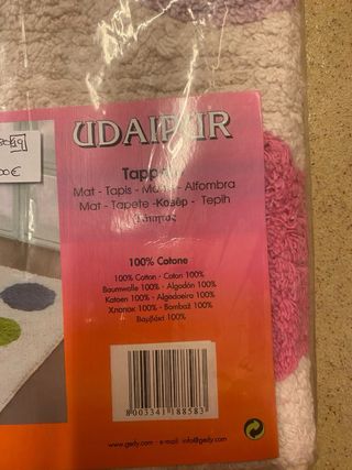 Alfombra baño Gedy Udaipur 50x80 cm