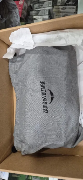 Bolso Zadig & Voltaire Rock Nano Punk Gris