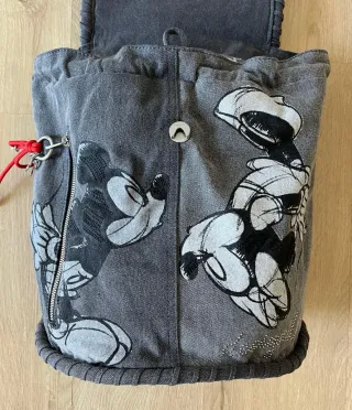 Mochila Desigual Mickey Mouse Gris
