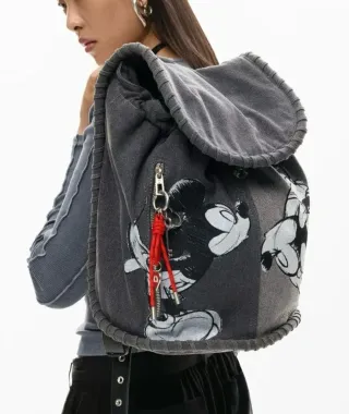 Mochila Desigual Mickey Mouse Gris