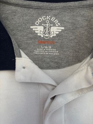 Lote 2 Polos Dockers Talla L