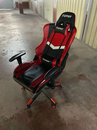 Silla Gaming Femor Roja y Negra