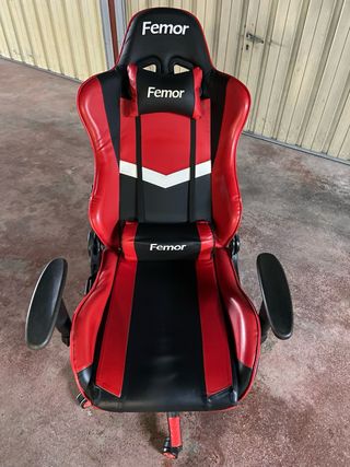 Silla Gaming Femor Roja y Negra