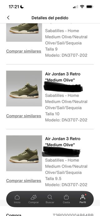 Jordan Retro 3 Verde Oliva Originales