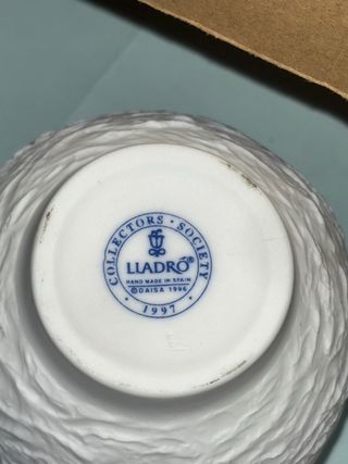 Figura campana. Soporte de vela Lladro