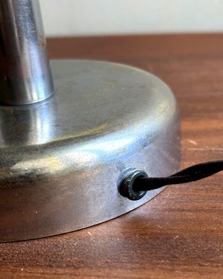 Lampada fungo Bauhaus anni '30 ottone
