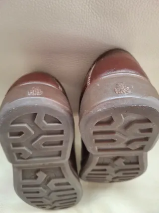 Zapatos de Piel Marrón Hombre Talla 42