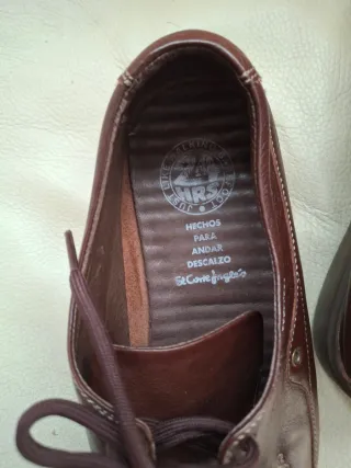 Zapatos de Piel Marrón Hombre Talla 42