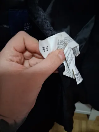 Americana Zara Talla XL Negra