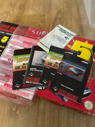 Super Nintendo 5 Mario Stars Pack One Chip