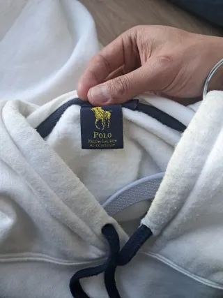 Sudadera Polo Ralph Lauren Blanca Talla M