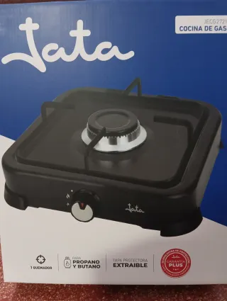 Cocina Gas Portátil 1 Fuego con Parrilla