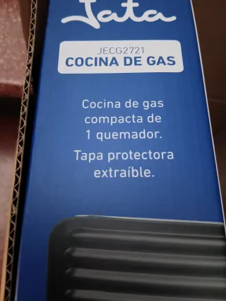 Cocina Gas Portátil 1 Fuego con Parrilla